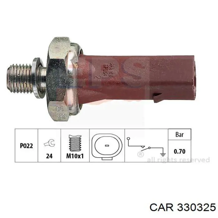 330325 CAR bomba de agua