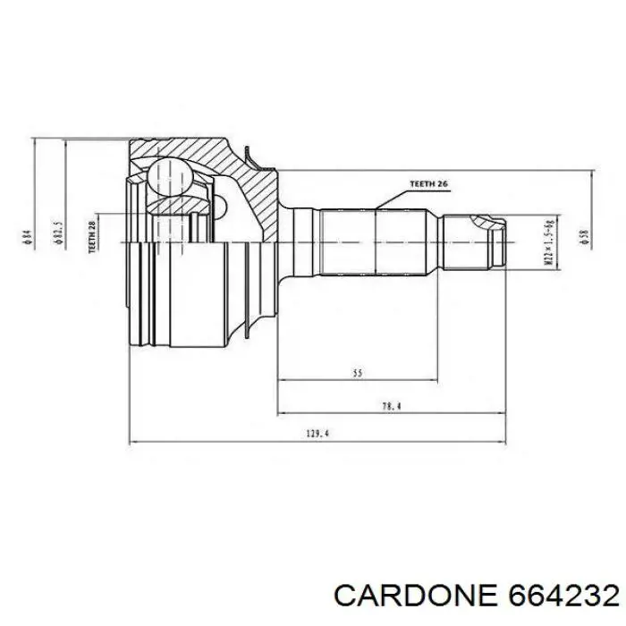Comprar 44306SNLT10 Honda Semieje delantero izquierdo