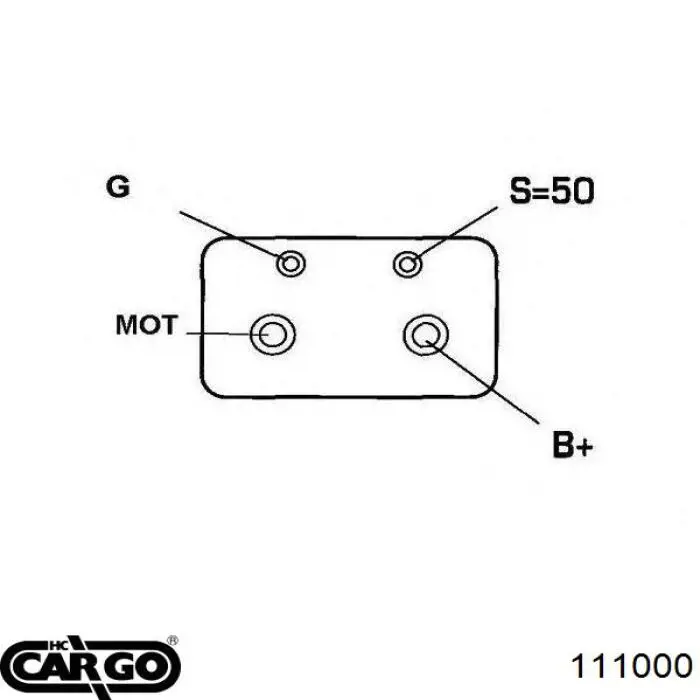 L118276 Case motor de arranque