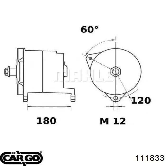 Alternador 462888 Diesel Technic