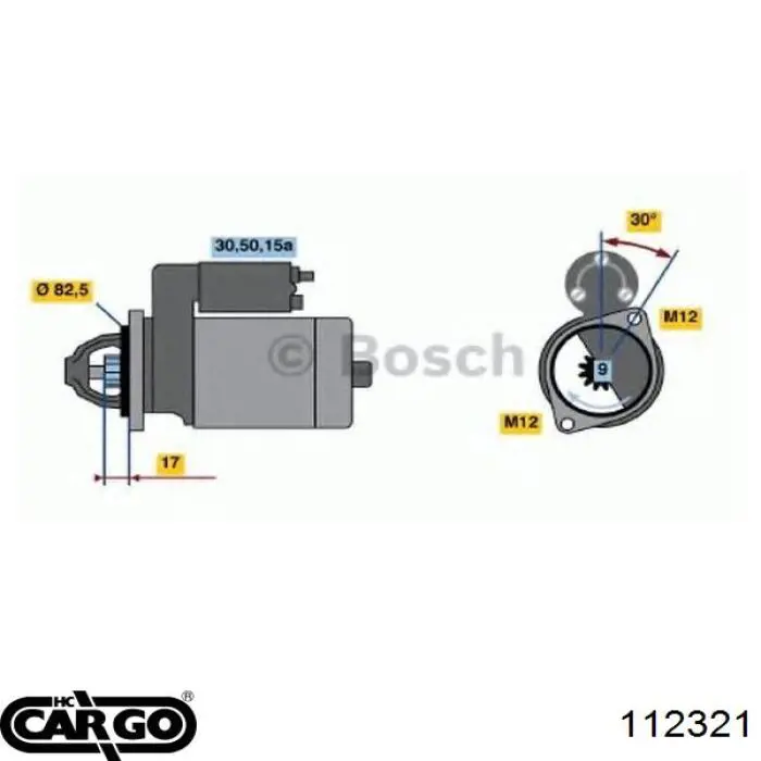 Arranque motores Cargo 112321 precio, desde 77,88 USD