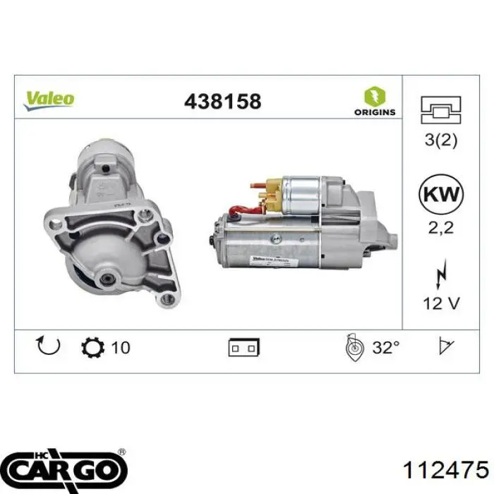 Arrancador Cargo 112475