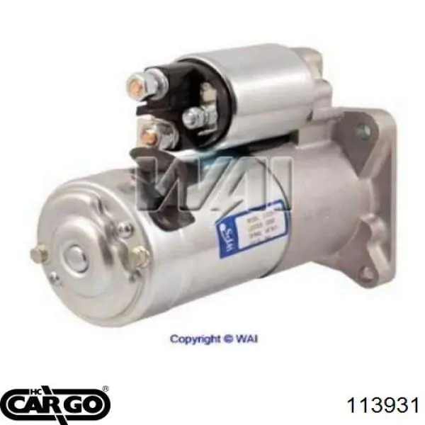 113931 Cargo Arranque motores