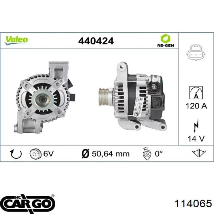 114065 Cargo alternador