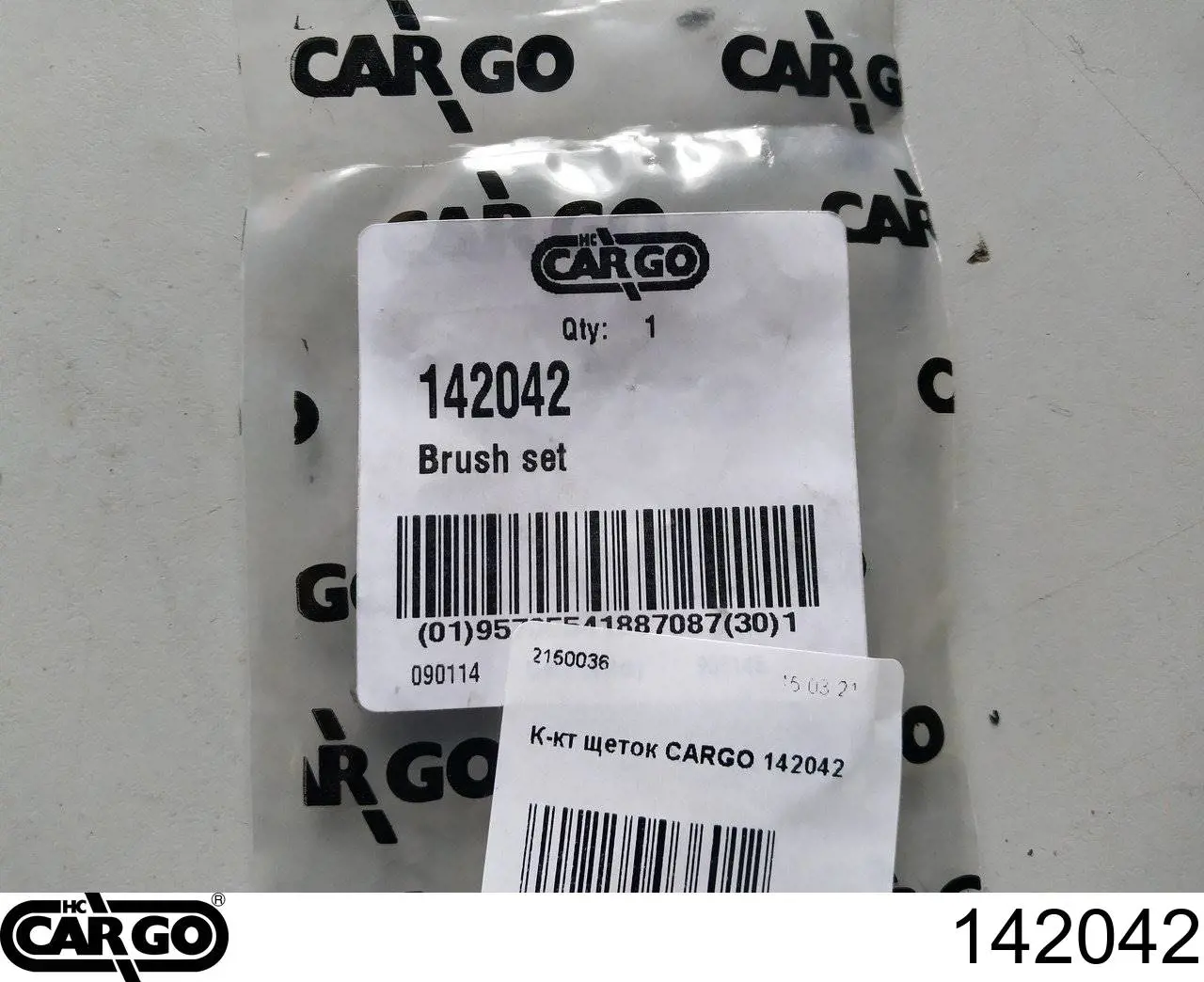 142042 Cargo escobillas alternador