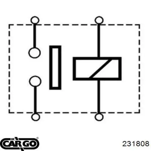 231808 Cargo interruptor magnético, estárter