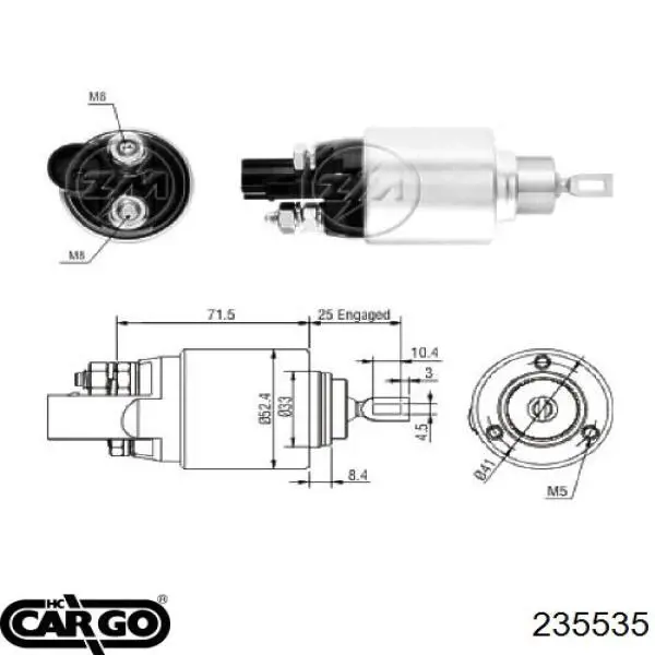 Interruptor magnético estárter Cargo 235535 precio, desde 25,84 EUR