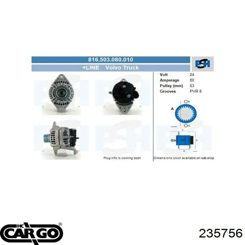 Estátor del alternador Bosch F00M147630 precio, desde 71,17 EUR