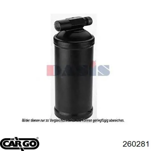 260281 Cargo filtro deshidratador