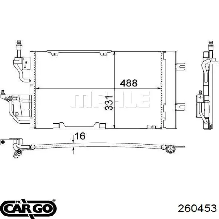 260453 Cargo condensador aire acondicionado