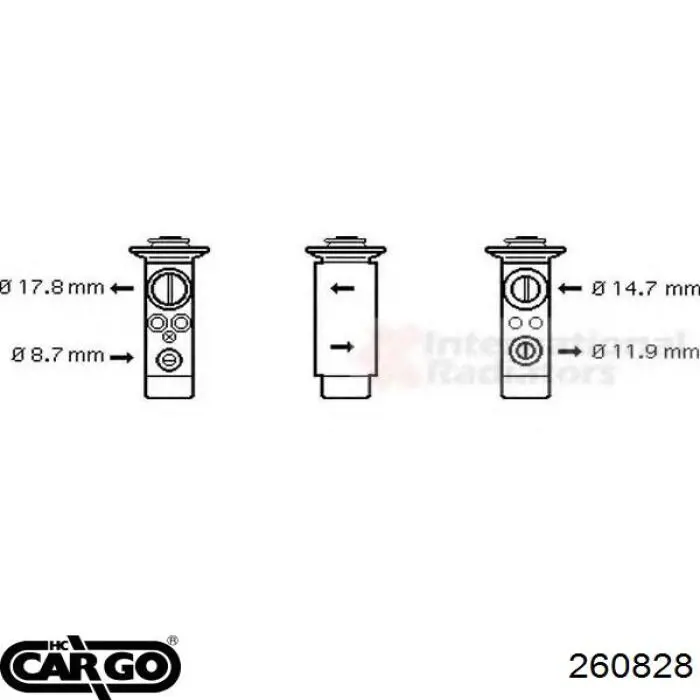 6 906 268 BMW válvula de expansión, aire acondicionado