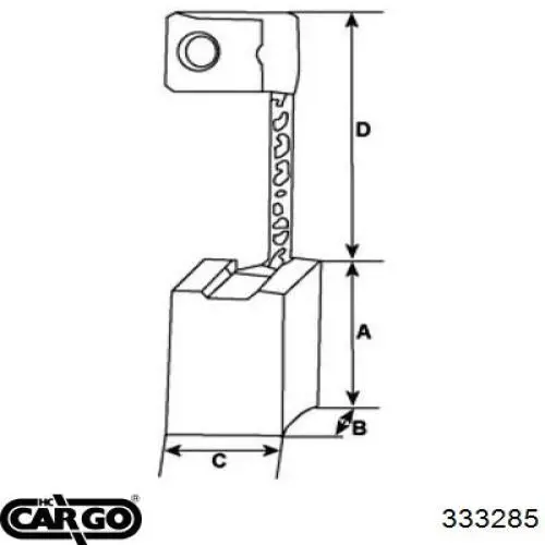 Portaescobillas motor de arranque 72340475 Profit