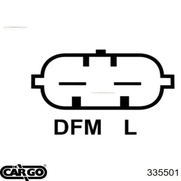 335501 Cargo regulador de rele del generador (rele de carga)