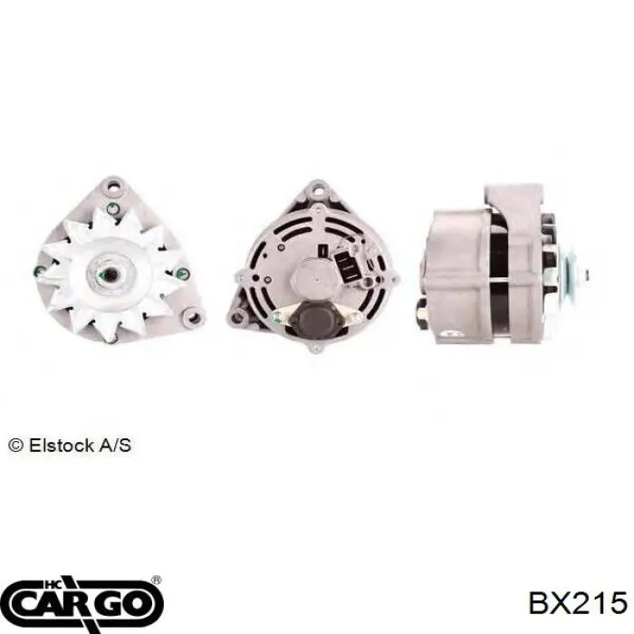 BX215 Cargo escobilla de carbón, alternador