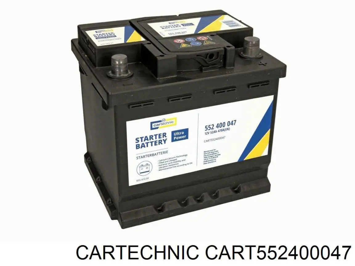 Batería de Arranque Cartechnic (CART552400047)