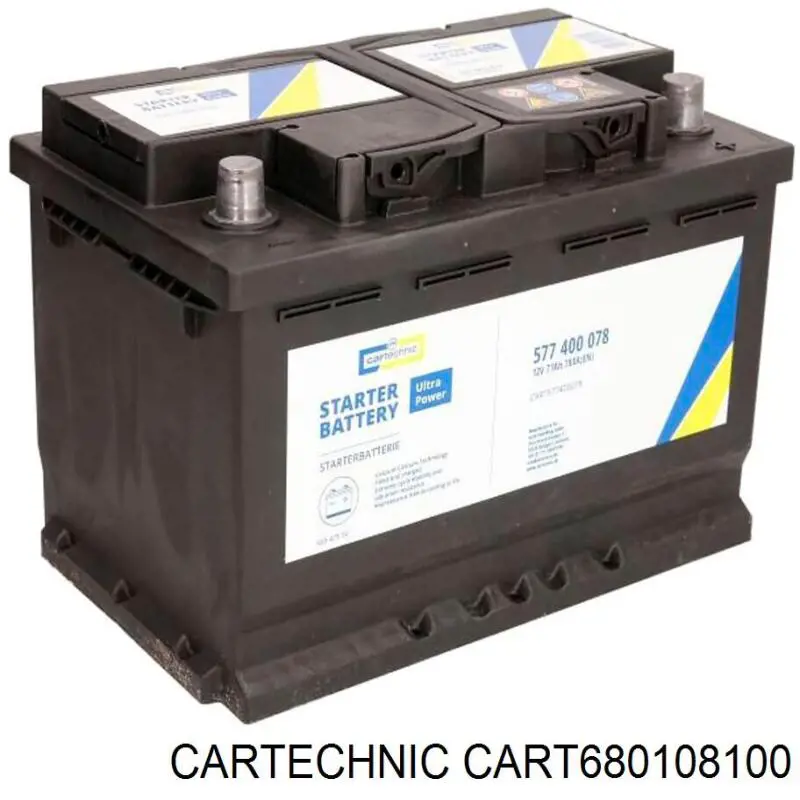 Batería de arranque CARTECHNIC CART680108100