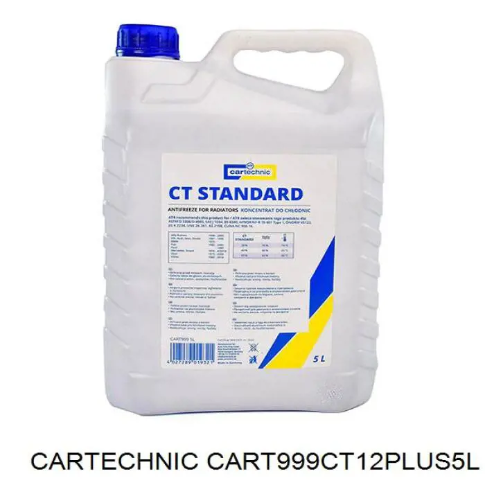 Antifreeze (Coolant) Cartechnic CART999CT12PLUS5L precio, desde 11,24 EUR