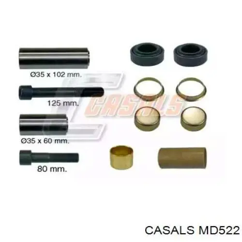 Comprar MCK1116 Arvin Meritor Juego de reparación, pinza de freno trasero