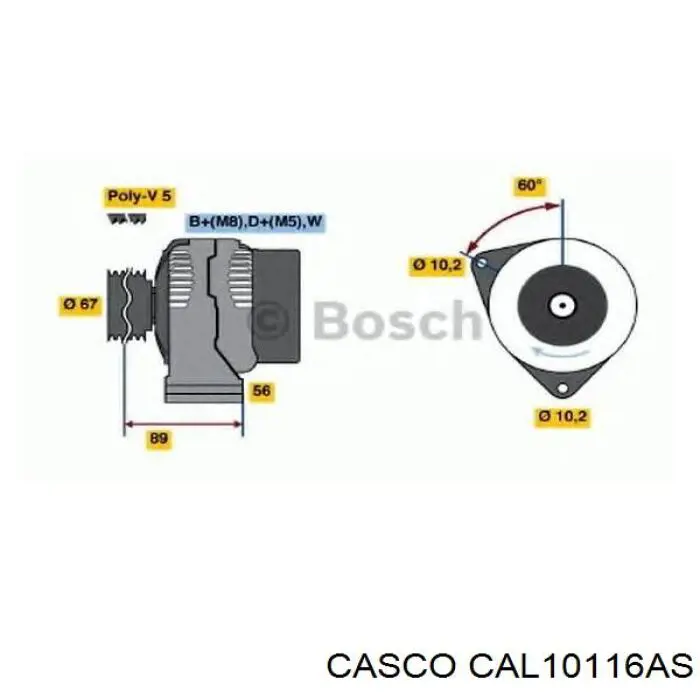 CAL10116AS Casco