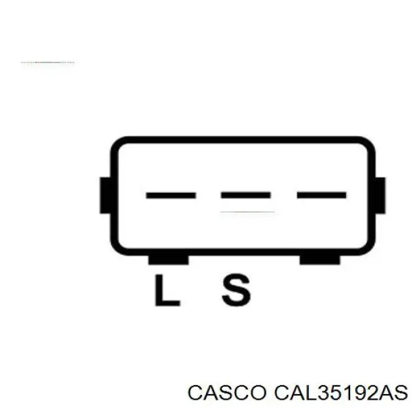 CAL35192AS Casco alternador