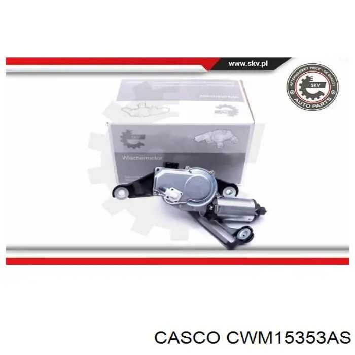 CWM15353AS Casco motor limpiaparabrisas luna trasera