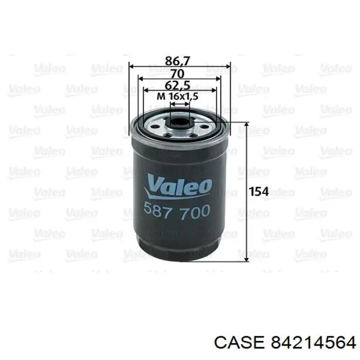 84214564 Case filtro combustible