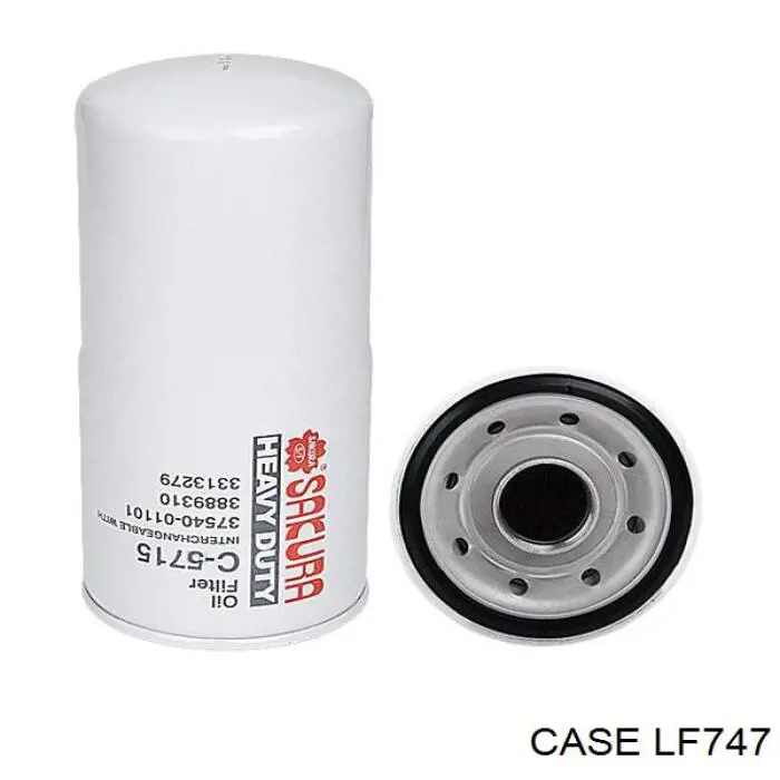 Filtro de aceite LF747 Case