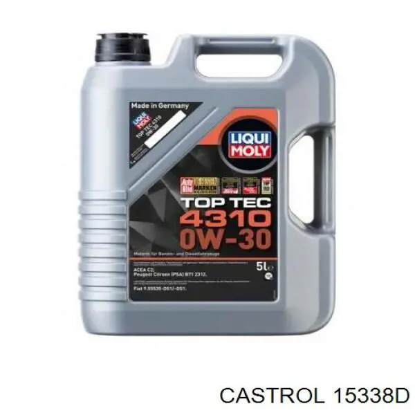 Castrol EDGE A3/B4 TITANIUM FST Sintético 4 L (15338D)