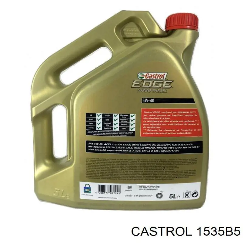 Aceite de motor CASTROL 1535B5