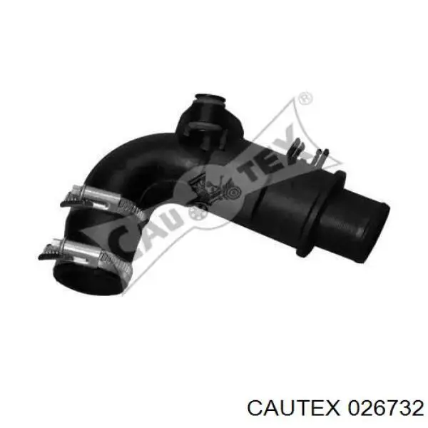 026732 Cautex Tubo de salida de aire del turbocompresor