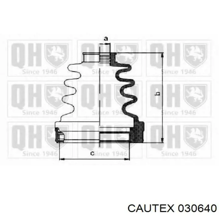 Fuelle transmisión delantero exterior Cautex 030640 precio, desde 21,07 EUR