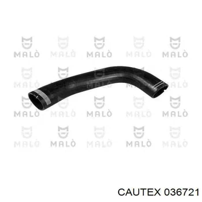 036721 Cautex tubo flexible de aire de sobrealimentación inferior izquierdo