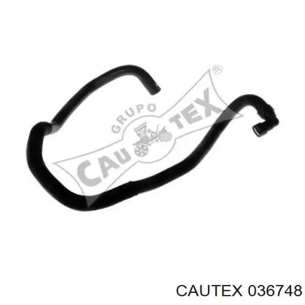 036748 Cautex tubería de radiador, tuberia flexible calefacción, inferior