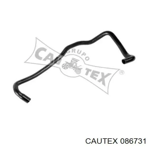 086731 Cautex Manguera inferior del radiador
