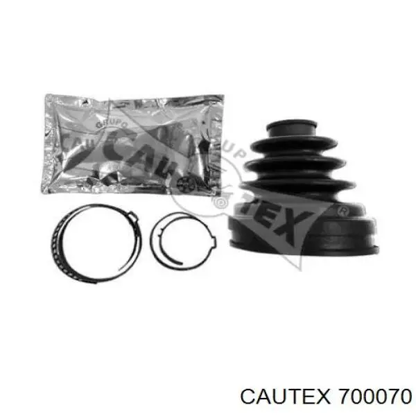 700070 Cautex Juego de fuelles de junta homocinética delantera