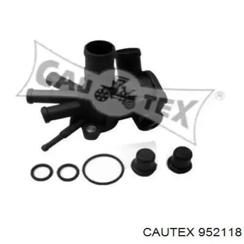 952118 Cautex Brida del sistema de refrigeración (triple unión)