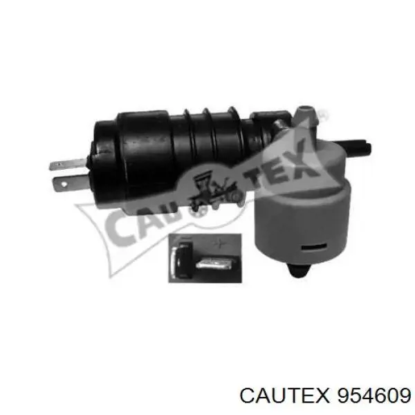 954609 Cautex Bomba-motor de limpiaparabrisas delantero/trasero