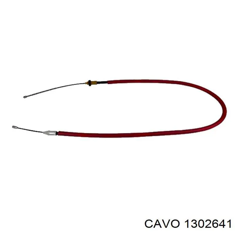 83080 Metalcaucho cable de freno de mano trasero izquierdo