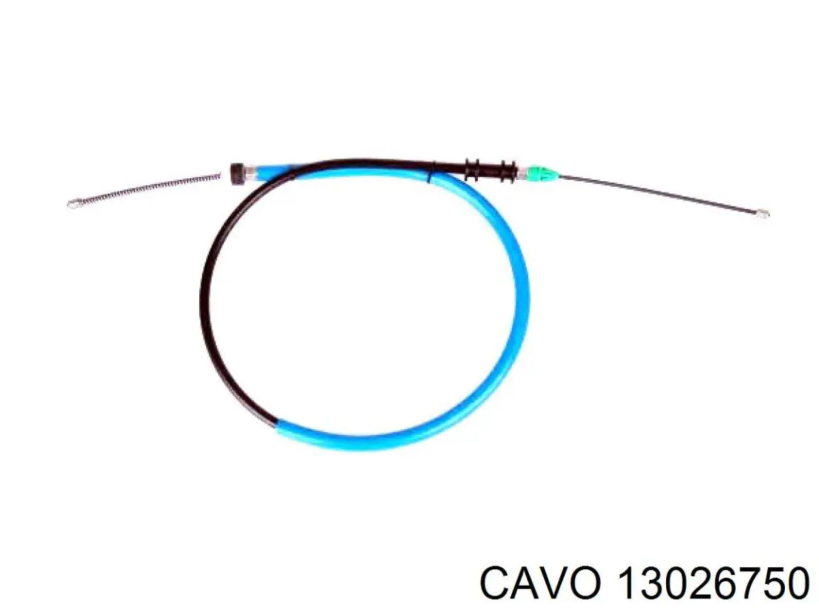 1302 6750 Cavo cable de freno de mano trasero derecho