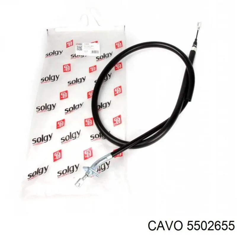 5502 655 Cavo cable de freno de mano trasero derecho