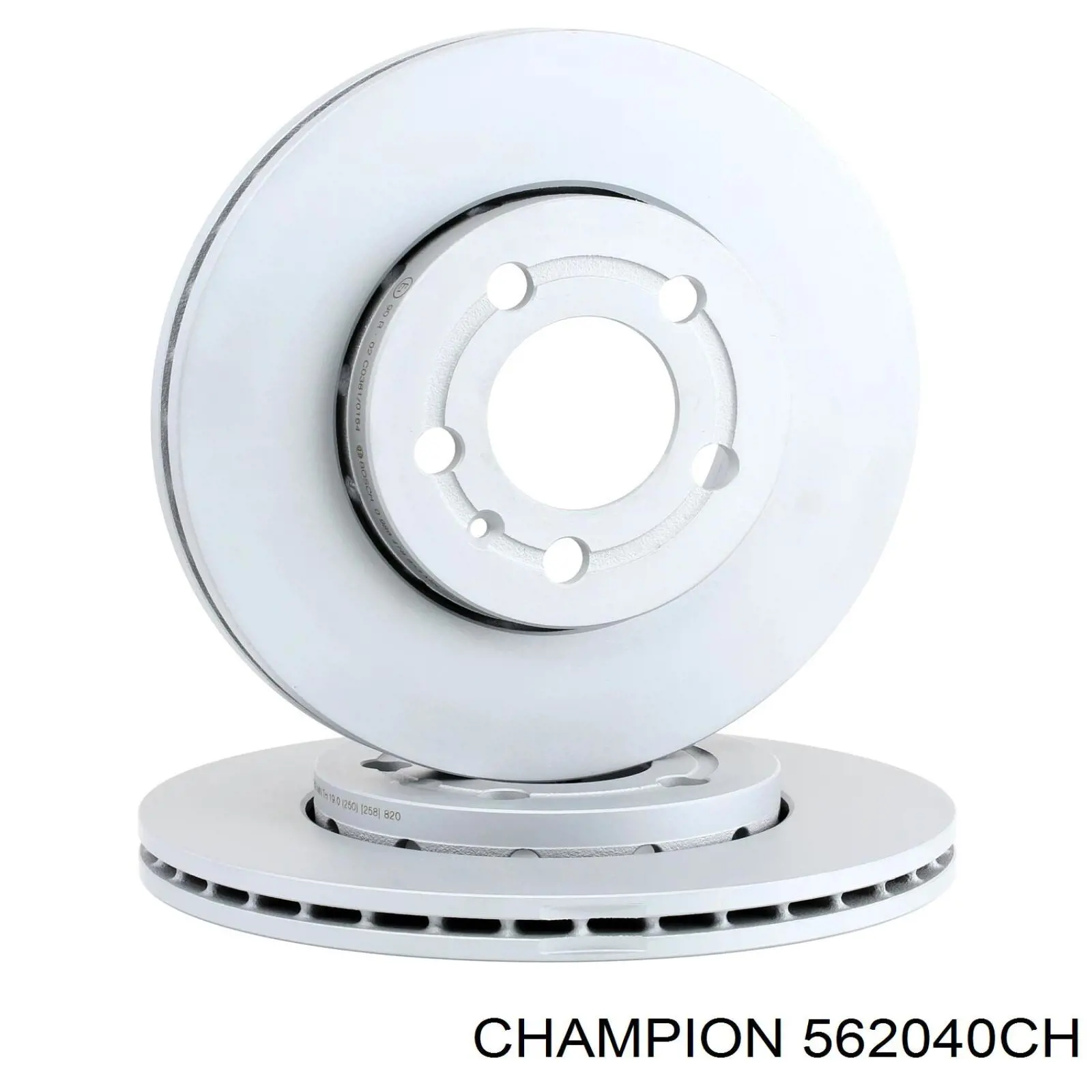 Disco de freno delantero Champion 562040CH