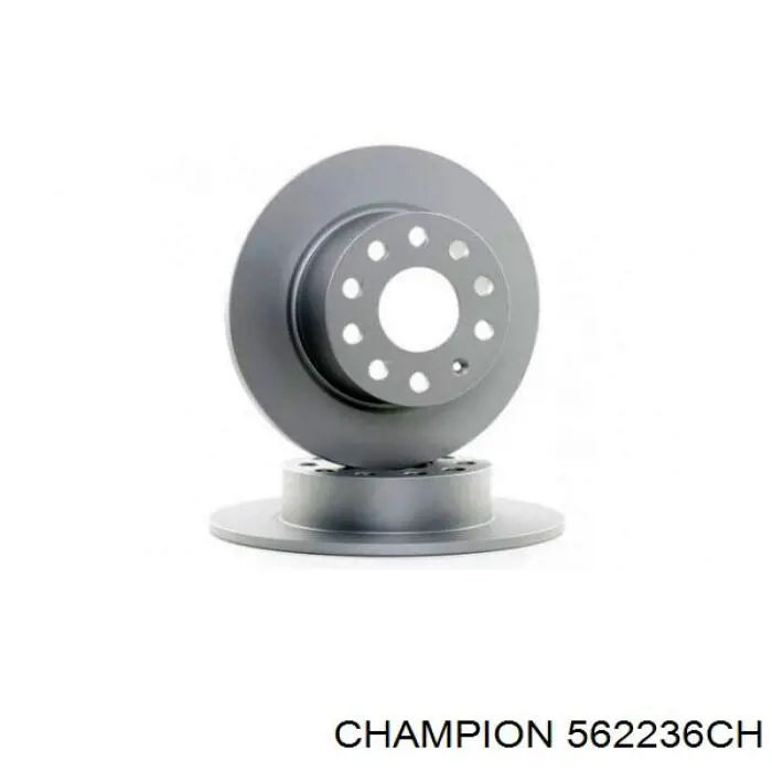 Disco de freno trasero 562236CH Champion