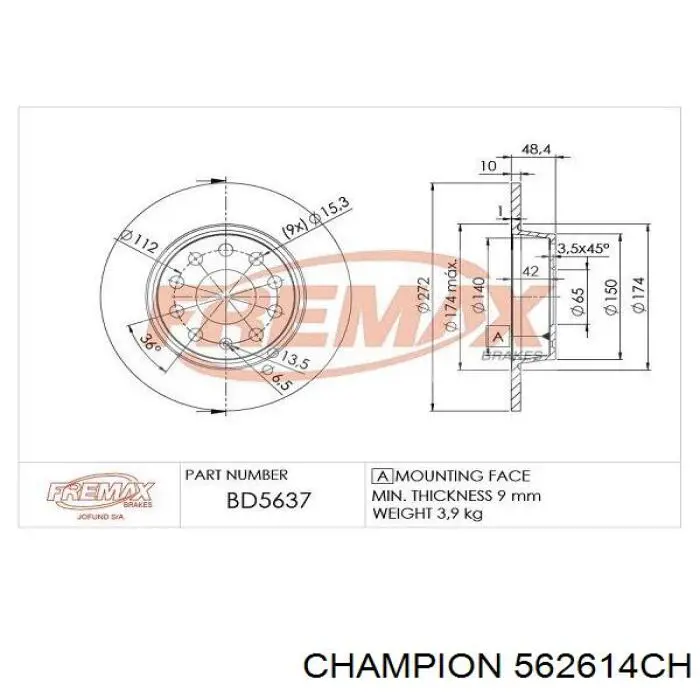 Frenos traseros Motaquip LVBD1630