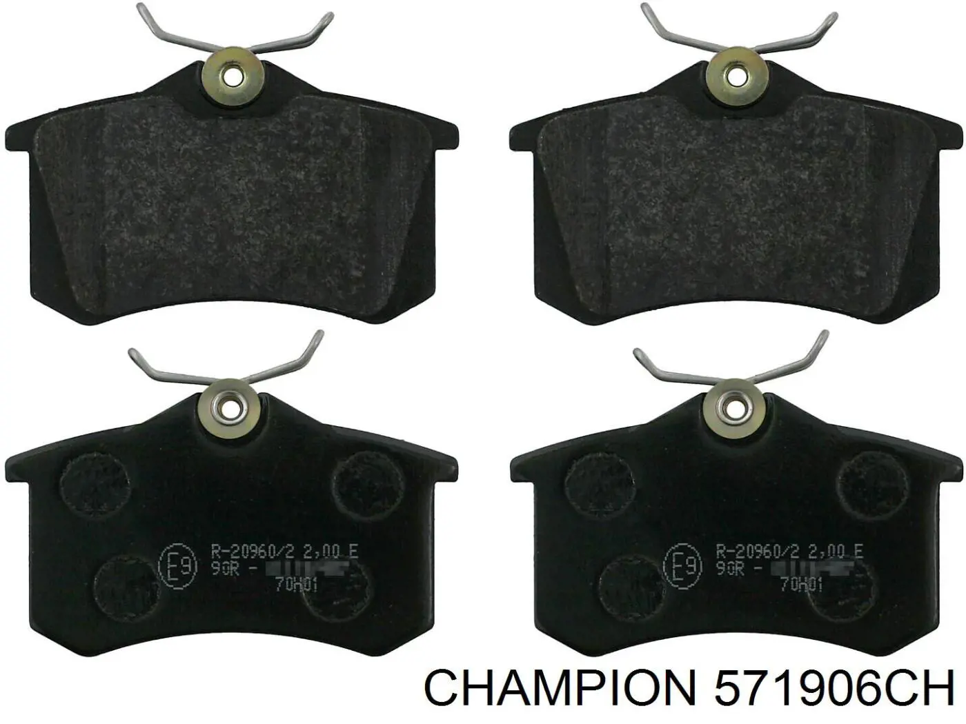 Comprar 571906CH Champion Pastillas de freno traseras