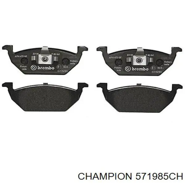 Pastillas de freno delanteras Seat Ibiza 5 KJ1, KJG