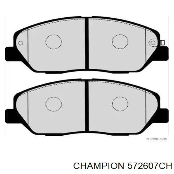 572607CH Champion pastillas de freno delanteras