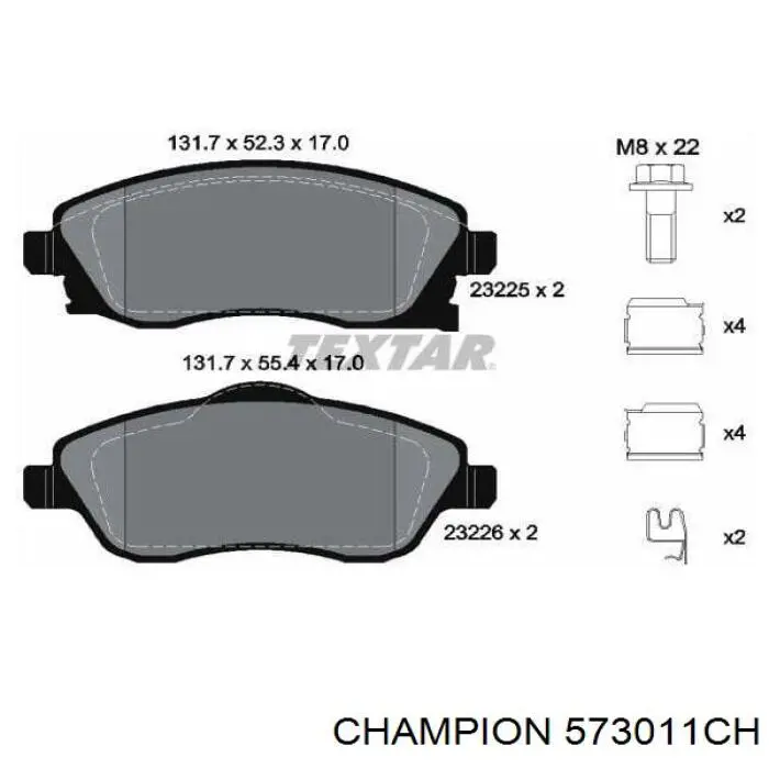 Pastillas de freno delanteras Opel Corsa F08, F68