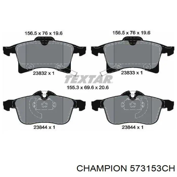 Pastillas de freno delanteras Opel Corsa X12