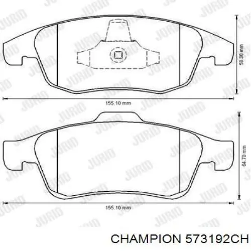 Pastillas de freno delanteras Citroen C4 UA