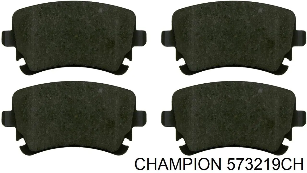 573219CH Champion pastillas de freno traseras